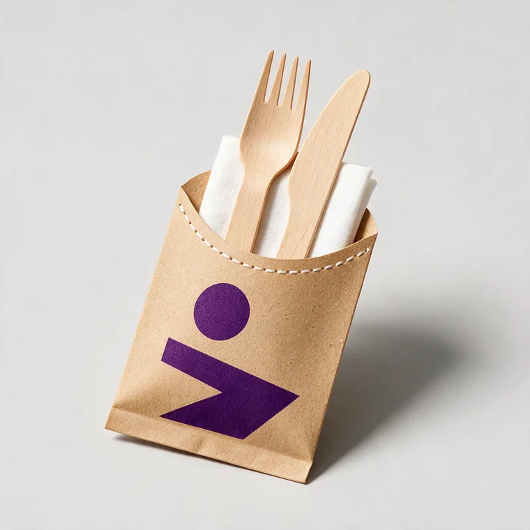 Bestekzakken bedrukken met jouw logo